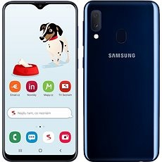 Samsung Galaxy A20e Dual SIM modrá v limitované edici od Seznamu